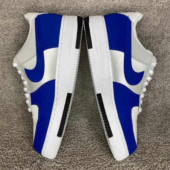 Nike Air Force 1 07 LV8 AF1 Time Warp Game Royal FJ5471-121 Men’s US Size 9.5 - Picture 4 of 11